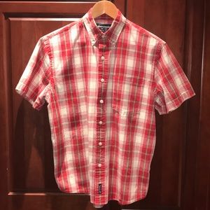 Boys Abercrombie short sleeve shirt size lg